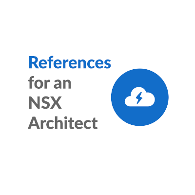 References for an NSX Architect