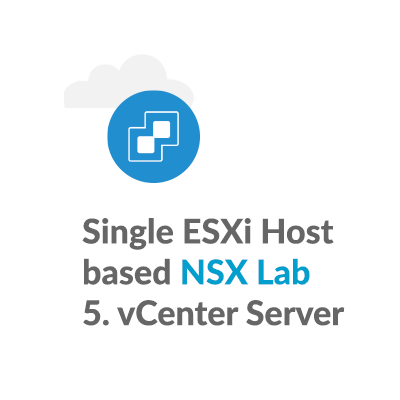 NSX Home Lab Series – 5. vCenter