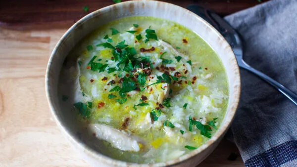 Chicken, Leek, and Rice Soup