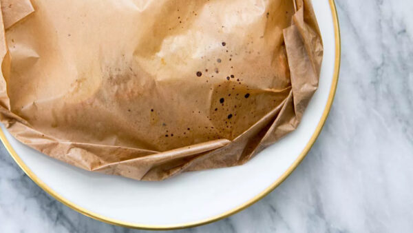 Paper-Baked Salmon with Stone Ground Mustard Glaze